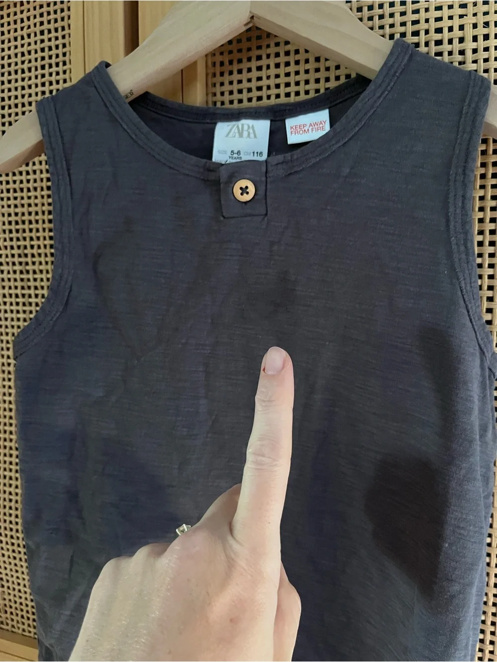 Zara Kids 5-6Y Tank Top
